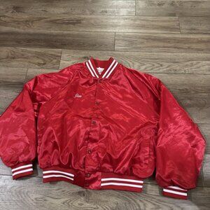 Vintage Trucking Satin Bomber Jacket 80s 70s